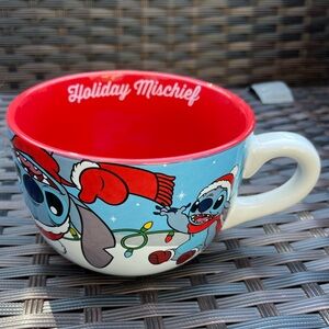 Disney Stitch Christmas mug, Lilo & Stitch, 2017, 29 oz